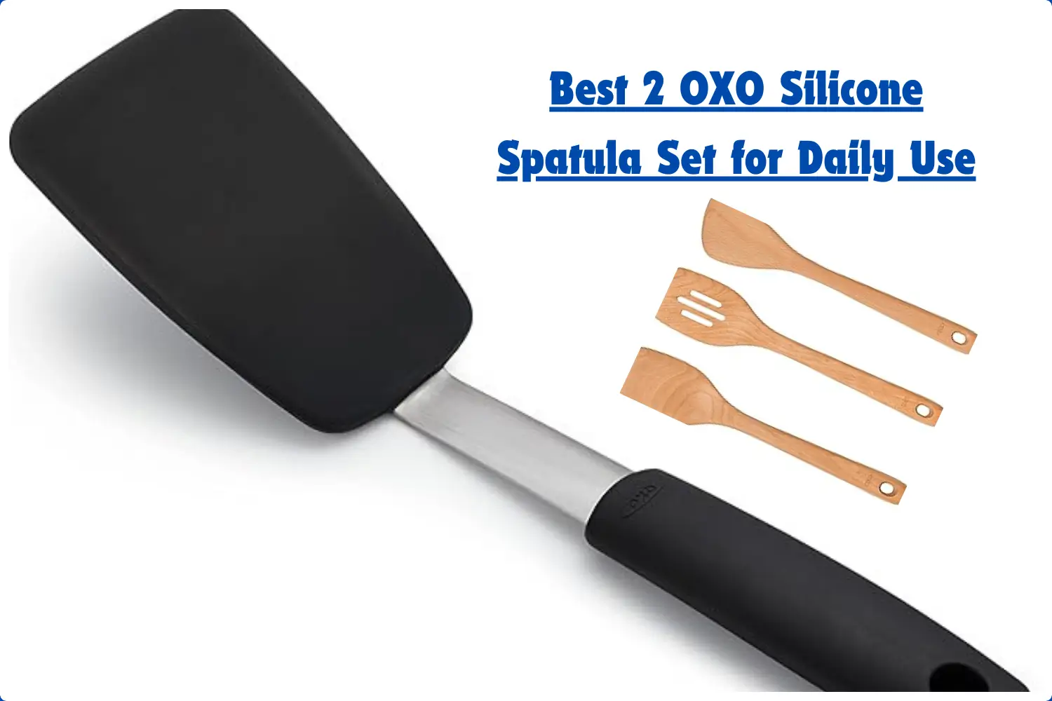 Best 2 OXO Silicone Spatula Set For Daily Use